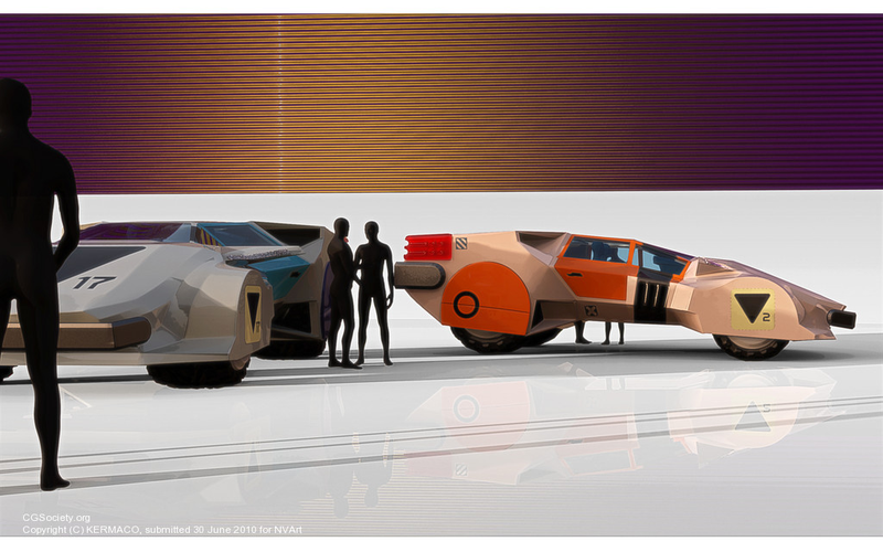 Illustration for article titled Futuristic cars inspired by Syd Mead's Blade Runner designs